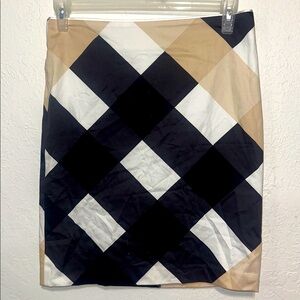 White House Black Market Tan Pencil Skirt Lined Women’s Size 6 Career Casual